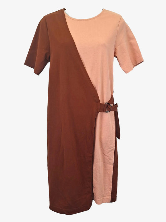 Gorman Relaxed Panelled Wrap Midi Dress Size 6 by SwapUp-Online Second Hand Store-Online Thrift Store