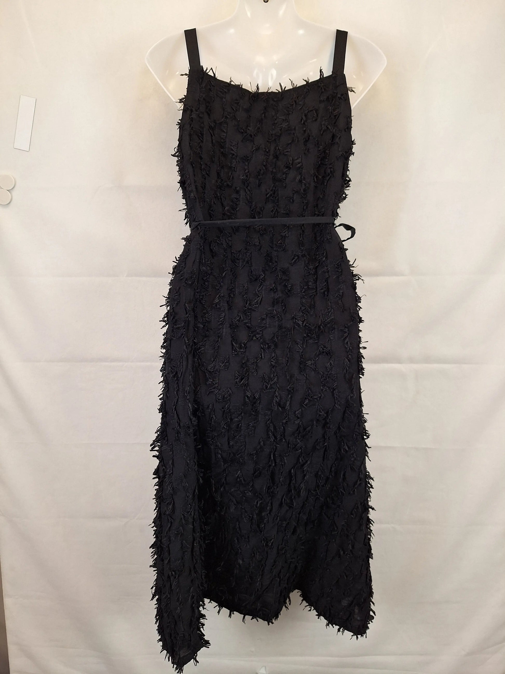 Gorman Shaggy Belted Elegant Evening Midi Dress Size 10 by SwapUp-Online Second Hand Store-Online Thrift Store