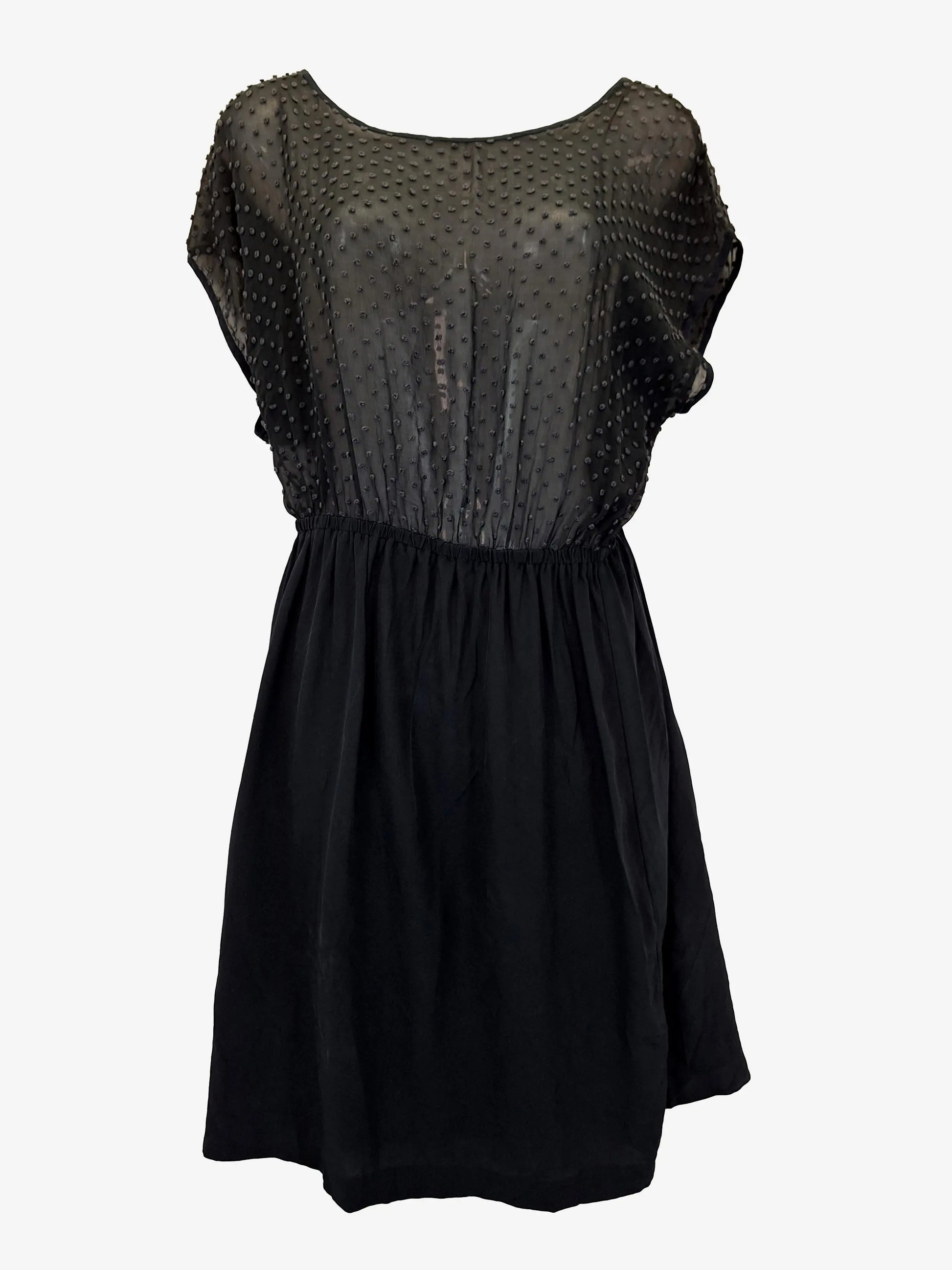 Gorman Sheer Silk Blend Midi Dress Size 10 by SwapUp-Online Second Hand Store-Online Thrift Store