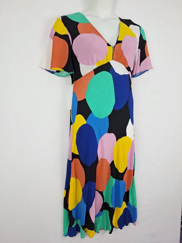 Gorman Spotted Flow Maxi Dress Size 12 by SwapUp-Online Second Hand Store-Online Thrift Store
