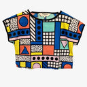 Gorman Walala Eighties Inspired Boxy Crop Top Size L by SwapUp-Online Second Hand Store-Online Thrift Store