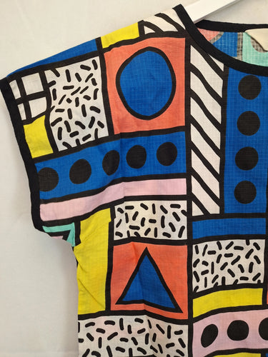 Gorman Walala Eighties Inspired Boxy Crop Top Size L by SwapUp-Online Second Hand Store-Online Thrift Store