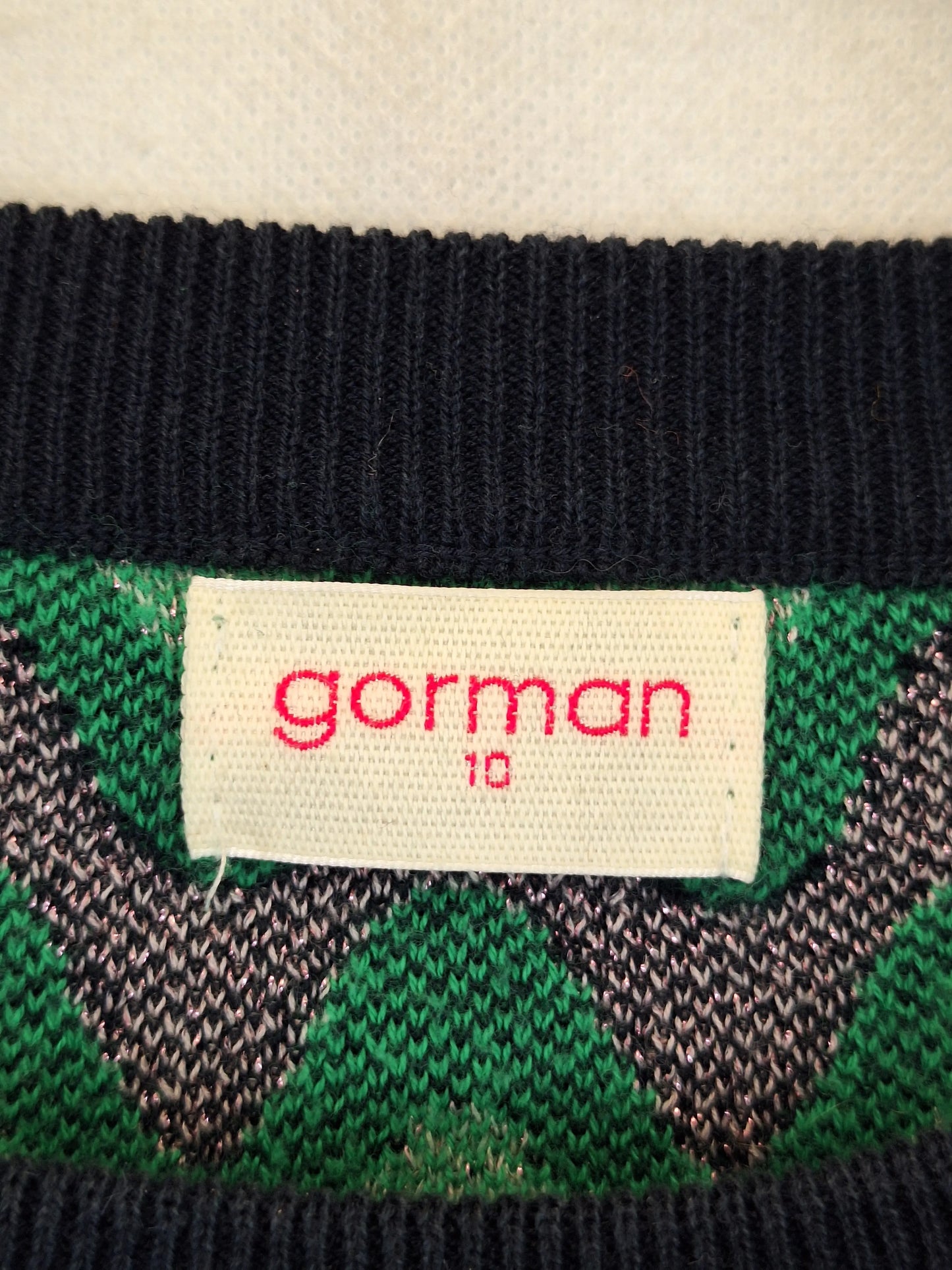 Gorman Zig Zag Metallic Knit Jumper Size 10 by SwapUp-Online Second Hand Store-Online Thrift Store