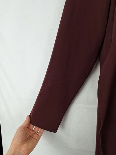 Grace Willow Chocolate Duo Side Split to Waist Tunic Dress Size 14 by SwapUp-Online Second Hand Store-Online Thrift Store