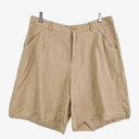 HUT Sand  Gathered Linen Burmuda Shorts Size 14 by SwapUp-Online Second Hand Store-Online Thrift Store