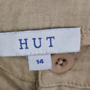HUT Sand  Gathered Linen Burmuda Shorts Size 14 by SwapUp-Online Second Hand Store-Online Thrift Store