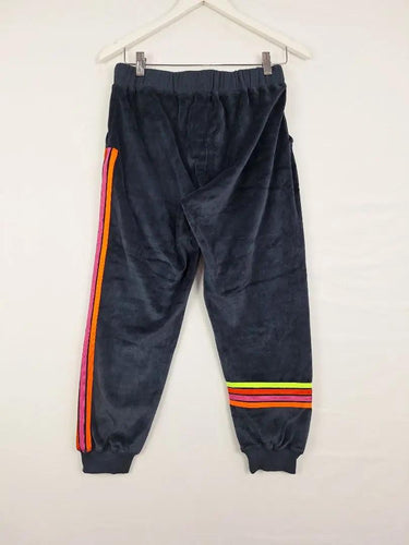 Hammill & Co Navy Velour Cropped Lounge Pants Size S by SwapUp-Online Second Hand Store-Online Thrift Store