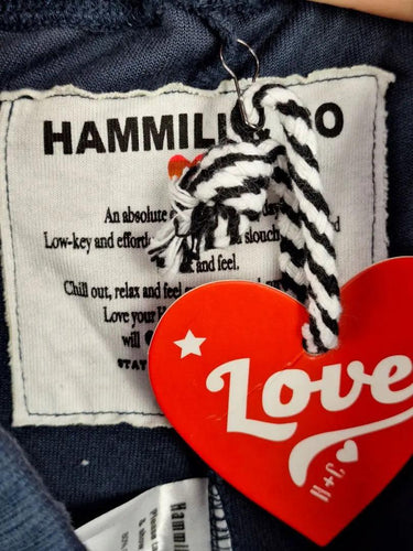 Hammill & Co Navy Velour Cropped Lounge Pants Size S by SwapUp-Online Second Hand Store-Online Thrift Store