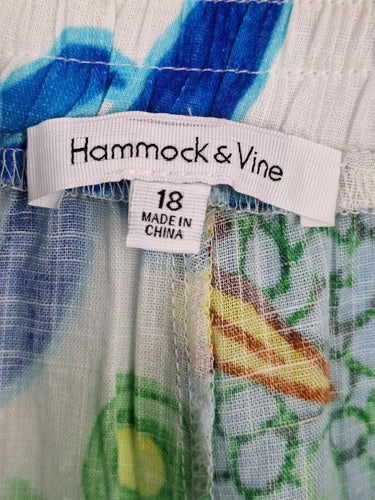 Hammock & Vine Essential Floral Vacation Pants Size 18 by SwapUp-Online Second Hand Store-Online Thrift Store