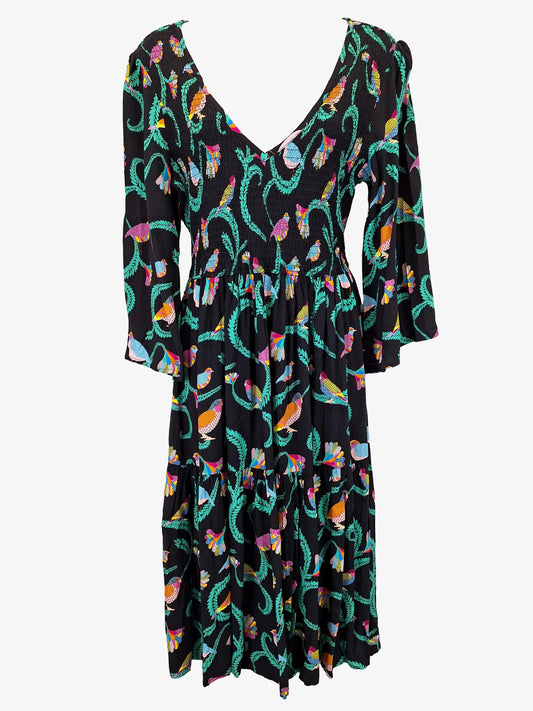 Harvest Lane Funky Jungle Print Maxi  Dress Size 14 by SwapUp-Online Second Hand Store-Online Thrift Store