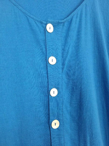 Haven Cobalt Frilled Button Up Top Size OSFA by SwapUp-Online Second Hand Store-Online Thrift Store