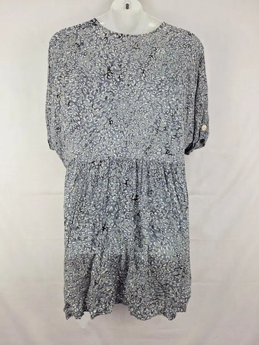 Haven Grey Leopard Summer Swing Dress Size OSFA by SwapUp-Online Second Hand Store-Online Thrift Store
