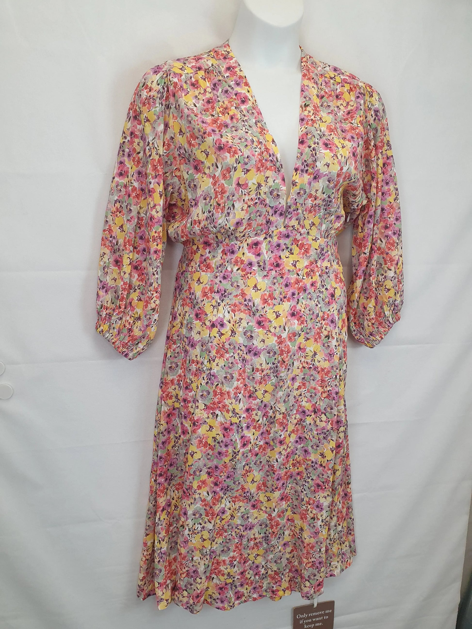 Hazel & Folk Vivianne Floral Escape Midi Dress Size XXL by SwapUp-Online Second Hand Store-Online Thrift Store