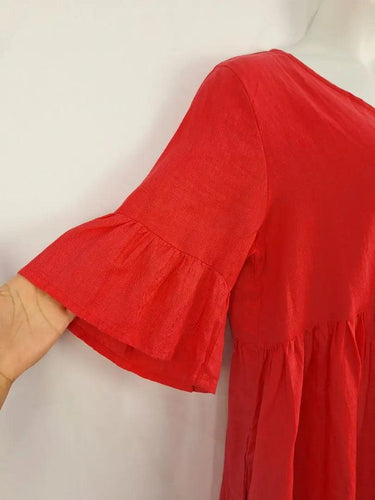 Hello Darling French Fuchsia Oversized Dress Size s by SwapUp-Online Second Hand Store-Online Thrift Store
