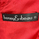 Honey & Beau Cherry One Shoulder Peplum Dress Size 8 by SwapUp-Online Second Hand Store-Online Thrift Store