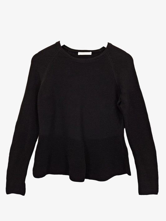 Hugo Boss Black Structured Knit Jumper Size L by SwapUp-Online Second Hand Store-Online Thrift Store