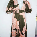 Hutch Pink & Khaki V Neck Jumpsuit Size XL by SwapUp-Online Second Hand Store-Online Thrift Store