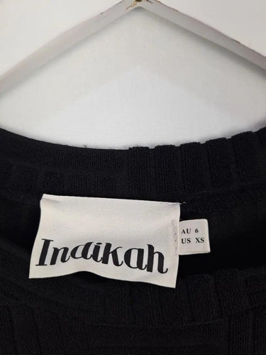 Indikah Textured Grid Comfy Cropped Top Size 6 by SwapUp-Online Second Hand Store-Online Thrift Store