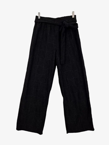 Indikah Textured Grid Comfy Lounge Pants Size 10 by SwapUp-Online Second Hand Store-Online Thrift Store