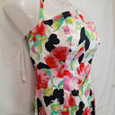 Intangible Parisian Spring Vibrant Floral Halter Dress Size 8 by SwapUp-Online Second Hand Store-Online Thrift Store