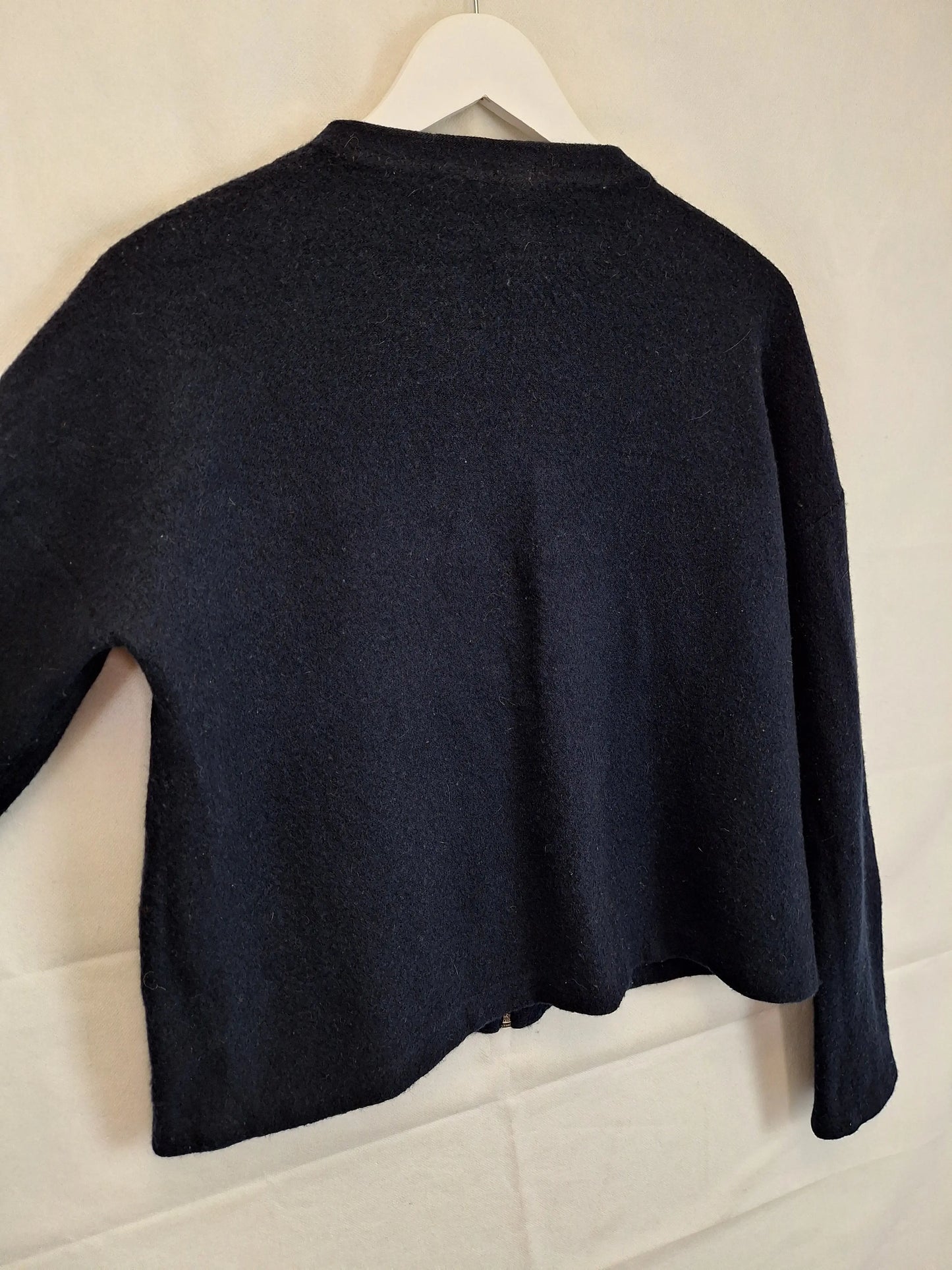 Interval Navy Knit Two Way Top Size S by SwapUp-Online Second Hand Store-Online Thrift Store