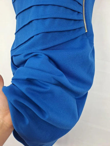 Ivanka Trump Cobalt Tailored Work Midi Dress Size S by SwapUp-Online Second Hand Store-Online Thrift Store