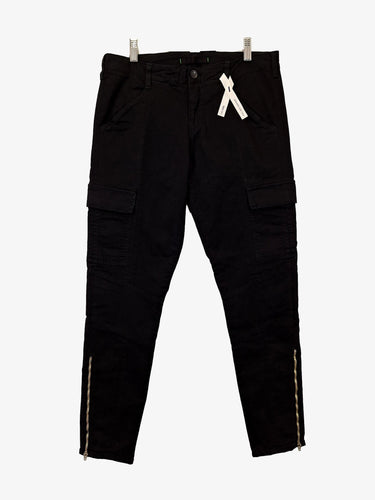 J Brand Black Low Rise Skinny Cargo Jeans Size 12 by SwapUp-Online Second Hand Store-Online Thrift Store