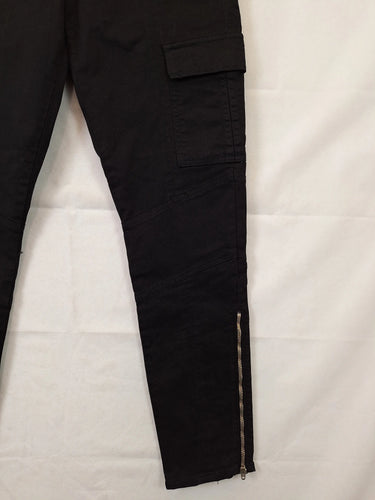 J Brand Black Low Rise Skinny Cargo Jeans Size 12 by SwapUp-Online Second Hand Store-Online Thrift Store