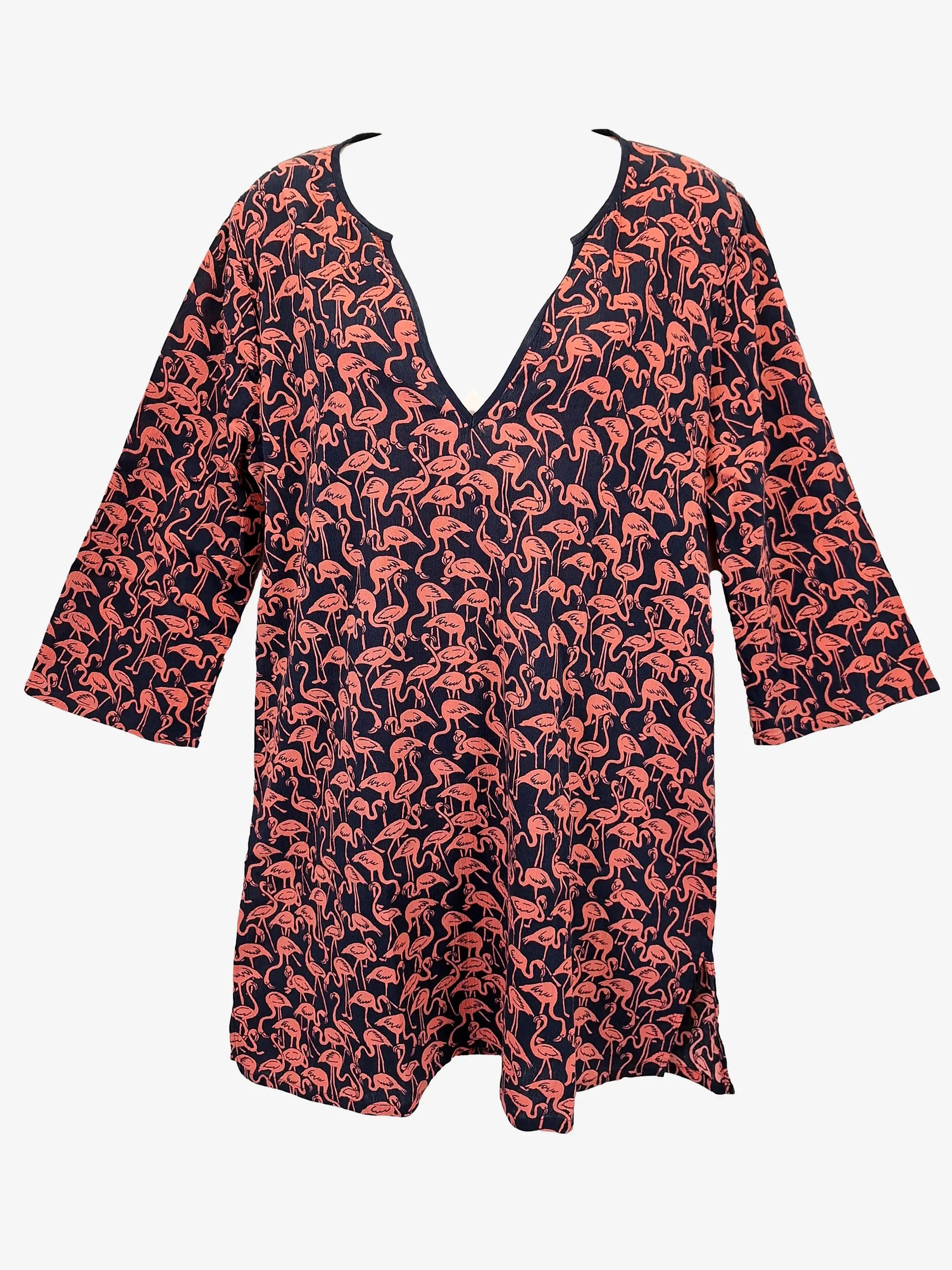 J Crew Flamingo Resort Cover Up Dress Size M by SwapUp-Online Second Hand Store-Online Thrift Store