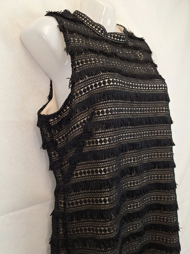 J.Crew Broderie Fringed Tailored Mini Dress Size 14 by SwapUp-Online Second Hand Store-Online Thrift Store