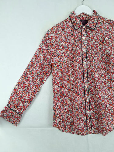 J.Crew Floral Garden Johnny Shirt Size XS by SwapUp-Online Second Hand Store-Online Thrift Store