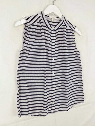 J.Crew Light Sailor Blouse Size XS by SwapUp-Online Second Hand Store-Online Thrift Store