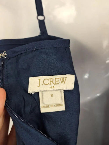 J.Crew Sweet Navy Mini Dress Size 8 by SwapUp-Online Second Hand Store-Online Thrift Store