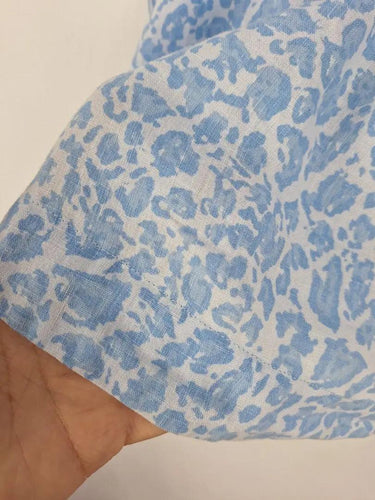 JAG Azure Animal Print Linen Cami Top Size 16 by SwapUp-Online Second Hand Store-Online Thrift Store