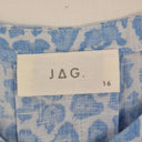 JAG Azure Animal Print Linen Cami Top Size 16 by SwapUp-Online Second Hand Store-Online Thrift Store