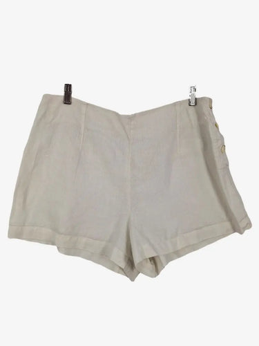 JAG Classic Linen Side Button Shorts Size 16 by SwapUp-Online Second Hand Store-Online Thrift Store