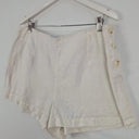 JAG Classic Linen Side Button Shorts Size 16 by SwapUp-Online Second Hand Store-Online Thrift Store