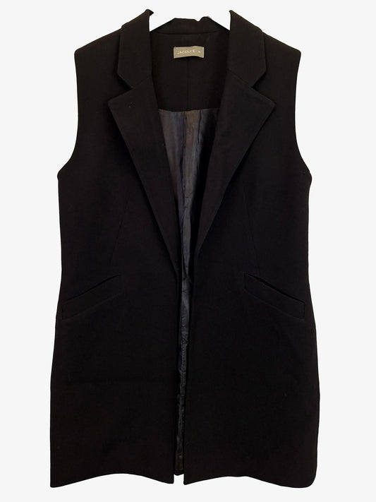 Jacqui. E Sleeveless Ponte Longline Vest Size 10 by SwapUp-Online Second Hand Store-Online Thrift Store