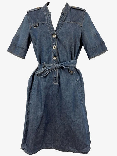 Jag Classic Denim Mini Dress Size 6 by SwapUp-Online Second Hand Store-Online Thrift Store