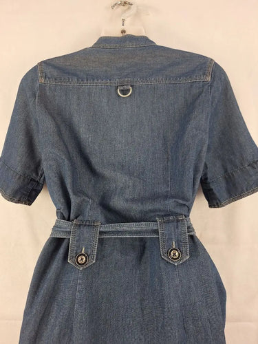 Jag Classic Denim Mini Dress Size 6 by SwapUp-Online Second Hand Store-Online Thrift Store