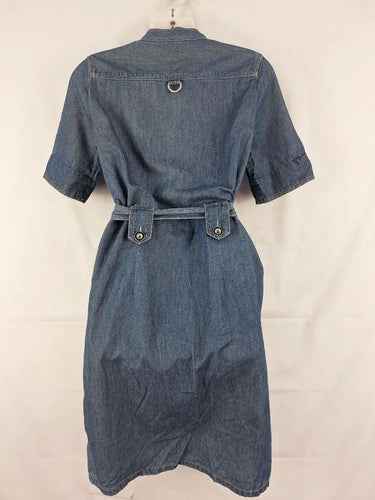 Jag Classic Denim Mini Dress Size 6 by SwapUp-Online Second Hand Store-Online Thrift Store