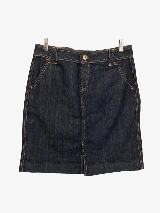 Jag Dark Wash Denim Mini Skirt Size 12 by SwapUp-Online Second Hand Store-Online Thrift Store