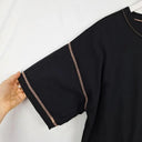 Jag Loose Contrast stitch T-shirt Size L by SwapUp-Online Second Hand Store-Online Thrift Store