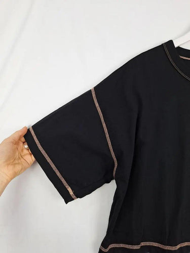 Jag Loose Contrast stitch T-shirt Size L by SwapUp-Online Second Hand Store-Online Thrift Store