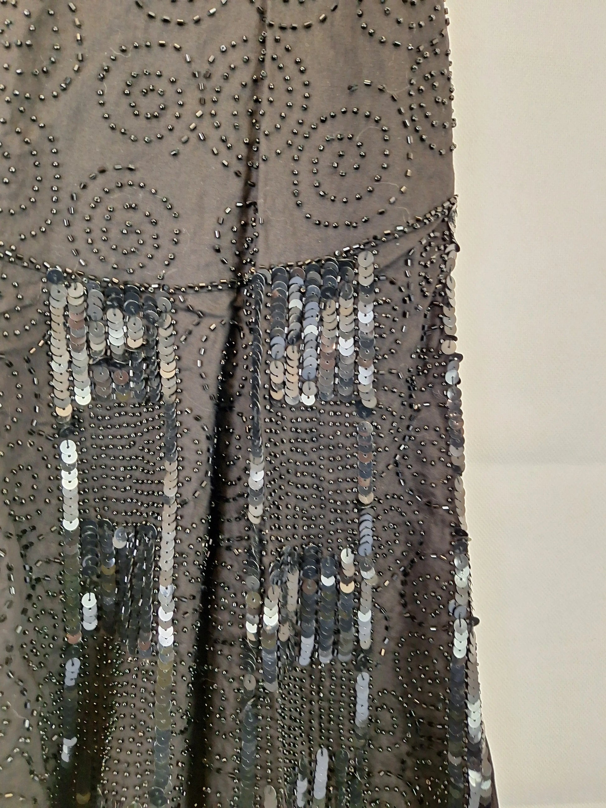 Jag Vintage Bead & Sequin Embroidered Mini Skirt Size 8 by SwapUp-Online Second Hand Store-Online Thrift Store