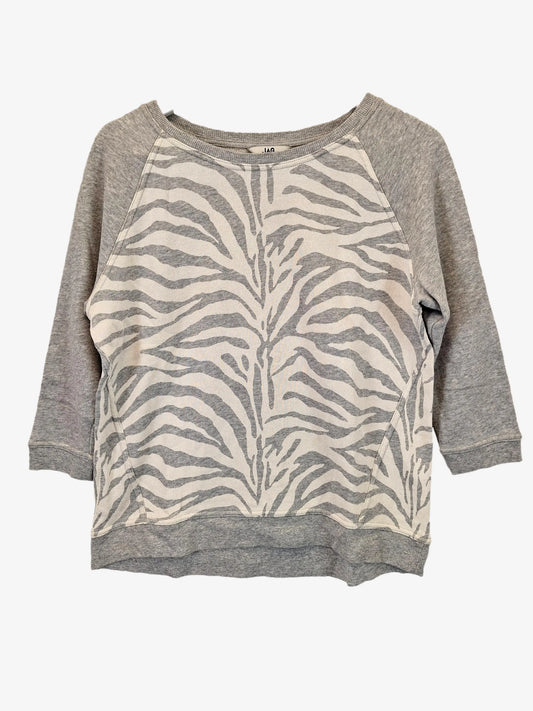 Jag Zebra Print Sweatshirt Jumper Size S by SwapUp-Online Second Hand Store-Online Thrift Store