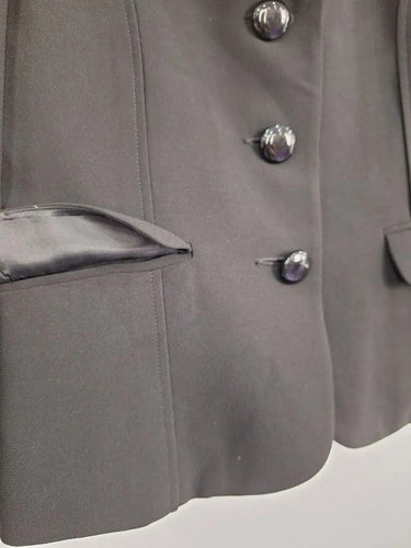 Jane Lamerton Rounded Collar Single Breasted Office Blazer Size 10 by SwapUp-Online Second Hand Store-Online Thrift Store
