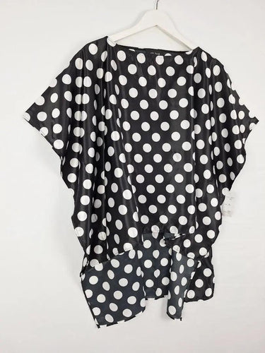 Jay Pask Boxy Hi-Low Spotted Top Size OSFA by SwapUp-Online Second Hand Store-Online Thrift Store