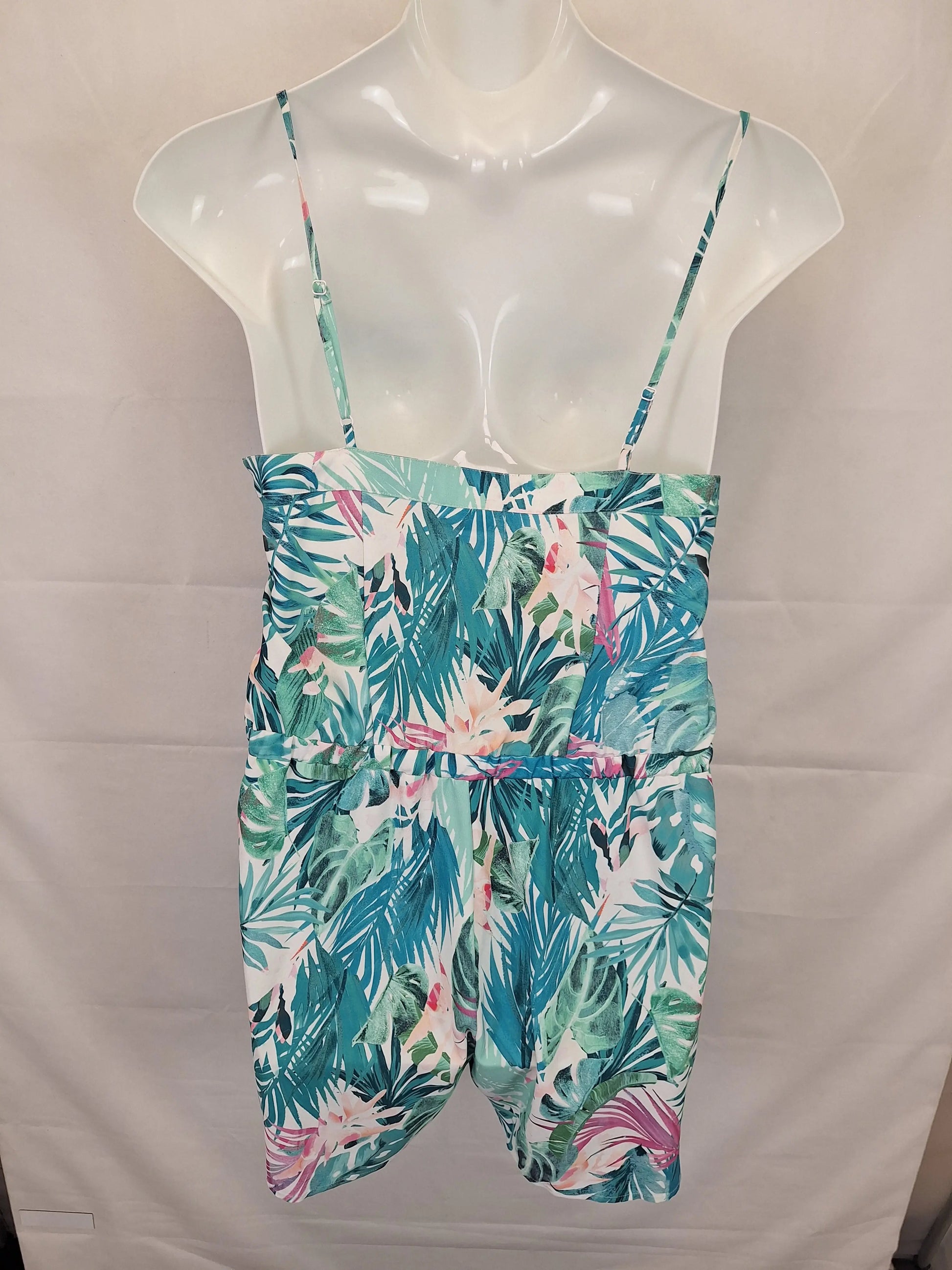 Jeanswest Tropical Playsuit Size 14 by SwapUp-Online Second Hand Store-Online Thrift Store
