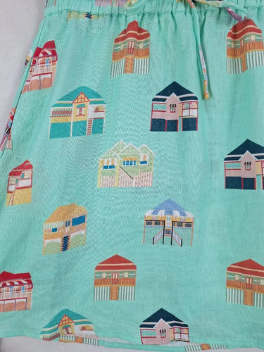 Jericho Road Mint Holiday House Mini Skirt Size 10 by SwapUp-Online Second Hand Store-Online Thrift Store